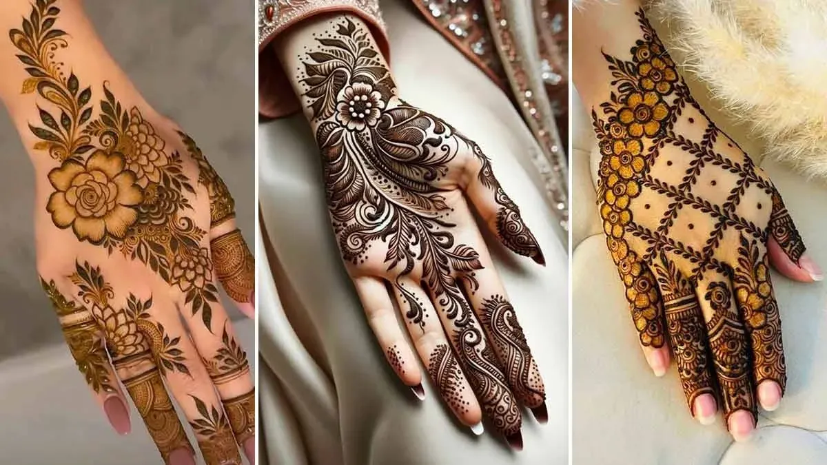 Latest Back Hand Mehndi Designs( Source: Social Media)