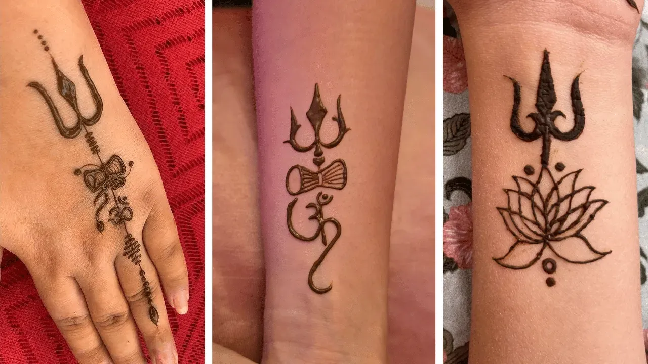 Easy temple mehndi Designs( Source: Social Media)