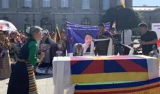 Tibetan Protest Swiss Parliament