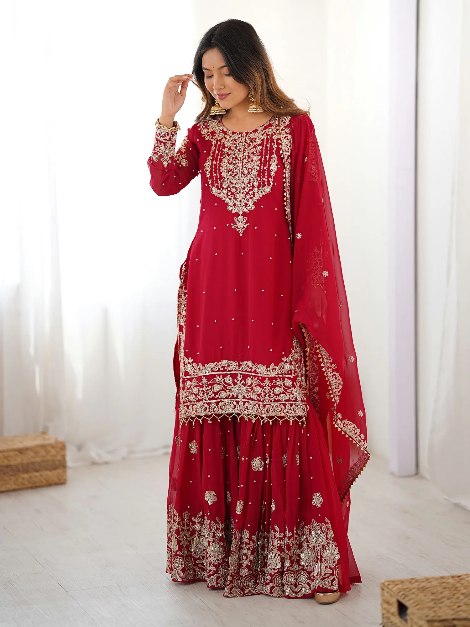 sharara suit design for girls