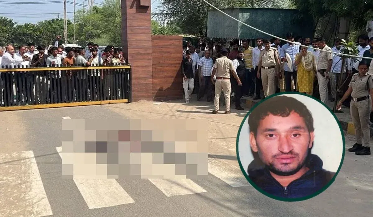 Hisar Court Firing (credit social media )