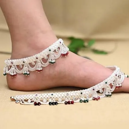 10 Gram Silver Payal Designs