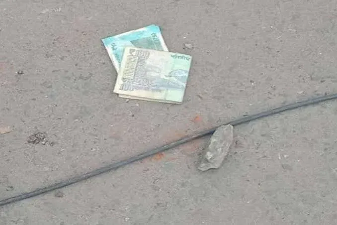 Money on Road