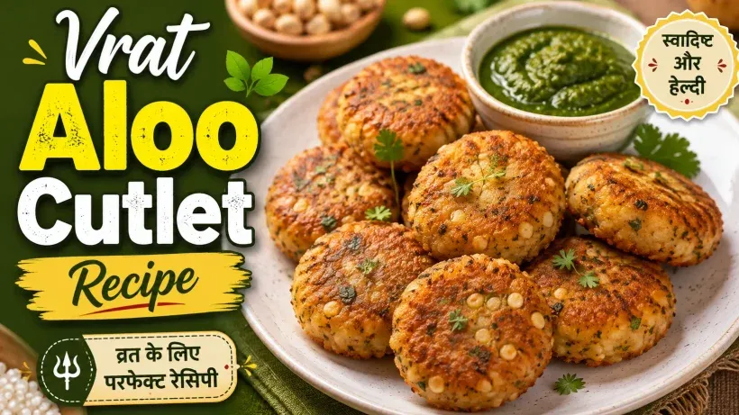 Vrat Aloo Cutlet Recipe