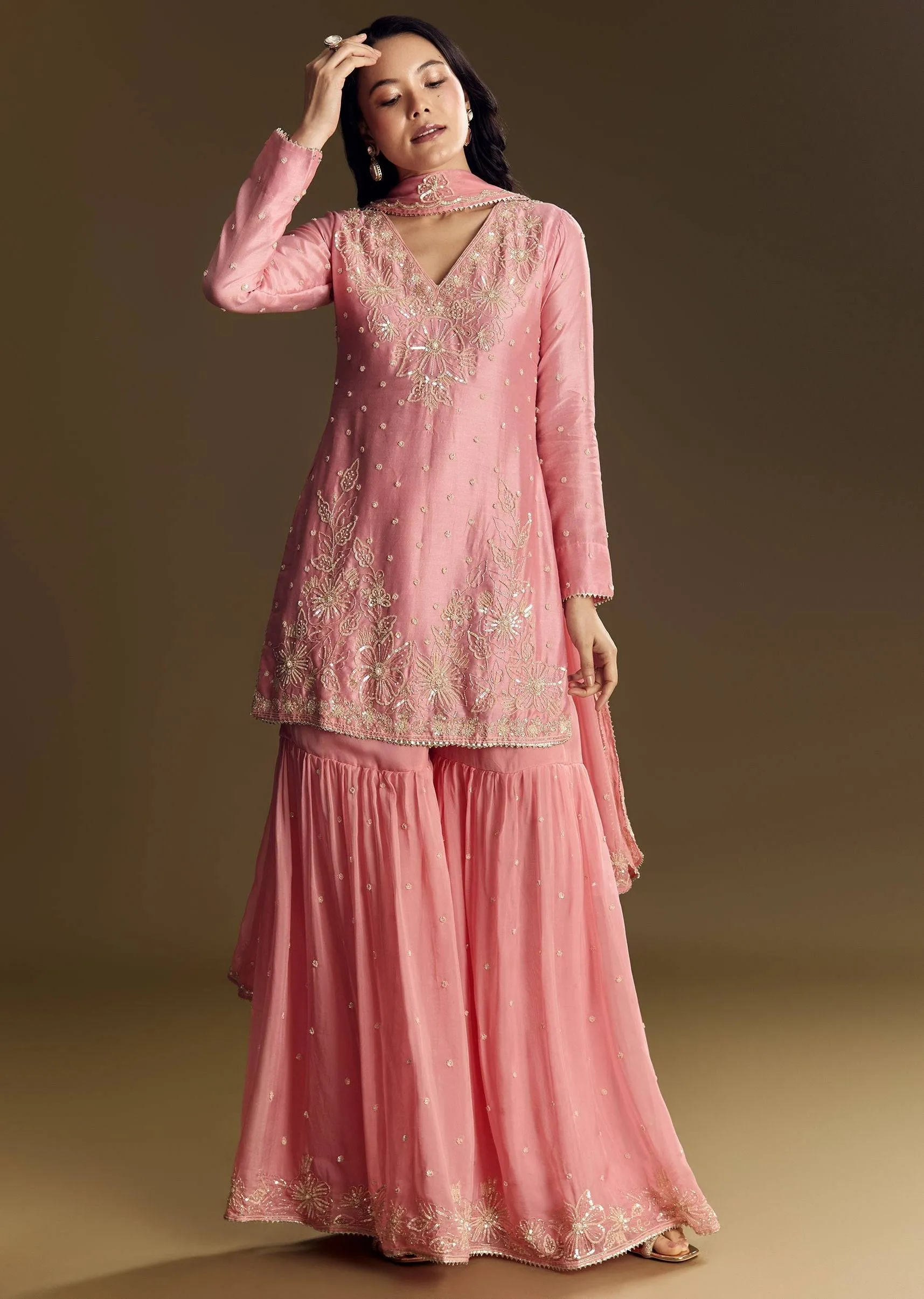 sharara suit design