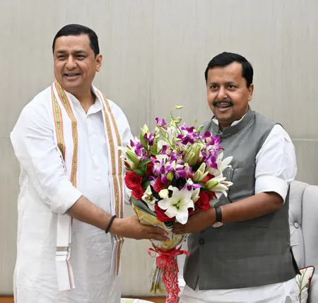 संचार विभाग के समन्वयक नियुक्त होने के बाद भाजपा अध्यक्ष नितिन नवीन से अनिल बलूनी ने की मुलाकात - Punjab Kesari
