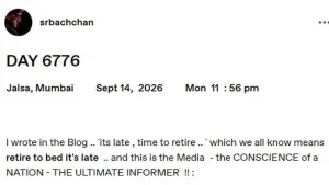 Big B Quitting KBC