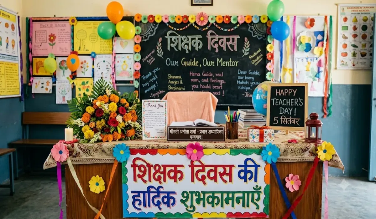 Teacher's Day Decoration Ideas