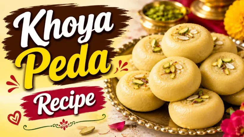 Peda Recipe With Khoya for Janmashtami
