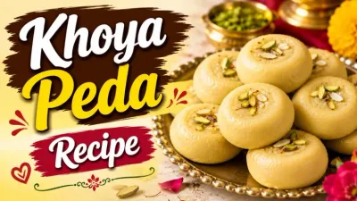 Peda Recipe With Khoya for Janmashtami