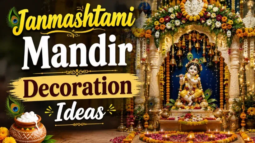Janmashtami Mandir Decoration Ideas