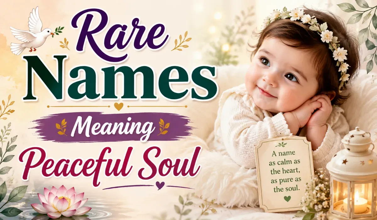 Rare Names Meaning Peaceful Soul