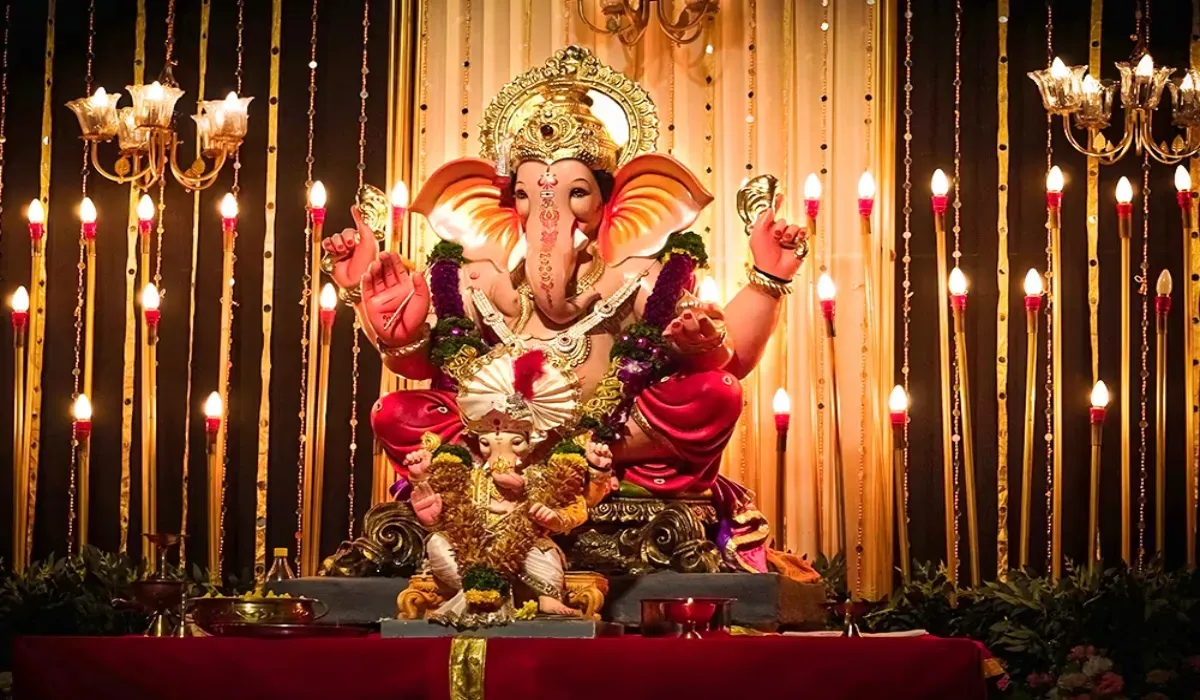 Simple Ganpati decoration ideas