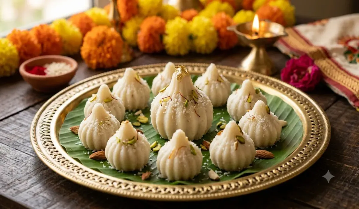 Homemade Coconut Modak Recipe