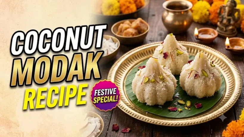 Coconut Modak Recipe in Hindi
