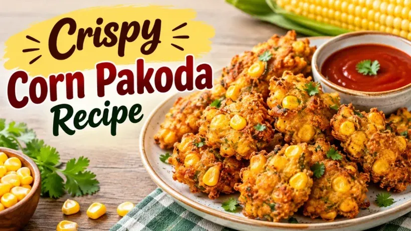 Crispy Corn Pakoda Recipe