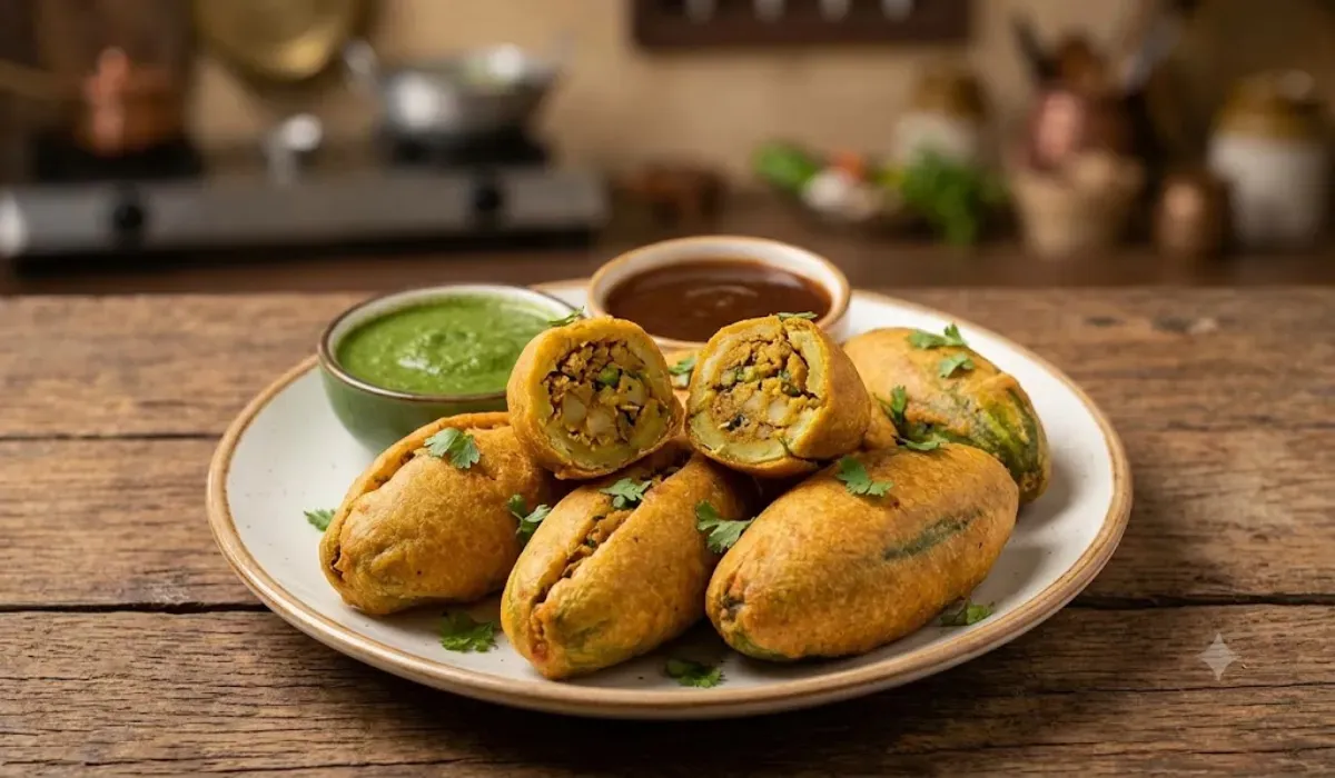 Crispy Bharwa Parwal Pakora