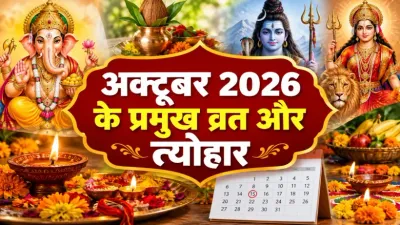 October Tyohar List 2026