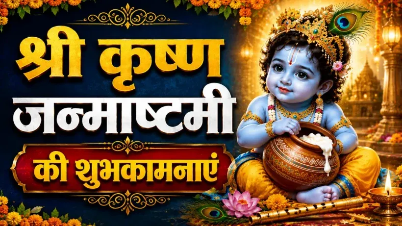 Krishna Janmashtami 2026 Wishes in Hindi