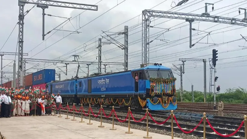 Goods train services flagged off from major stations in Vadodara including New Makarpura