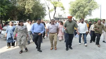 The Municipal Commissioner Inspected