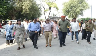 The Municipal Commissioner Inspected