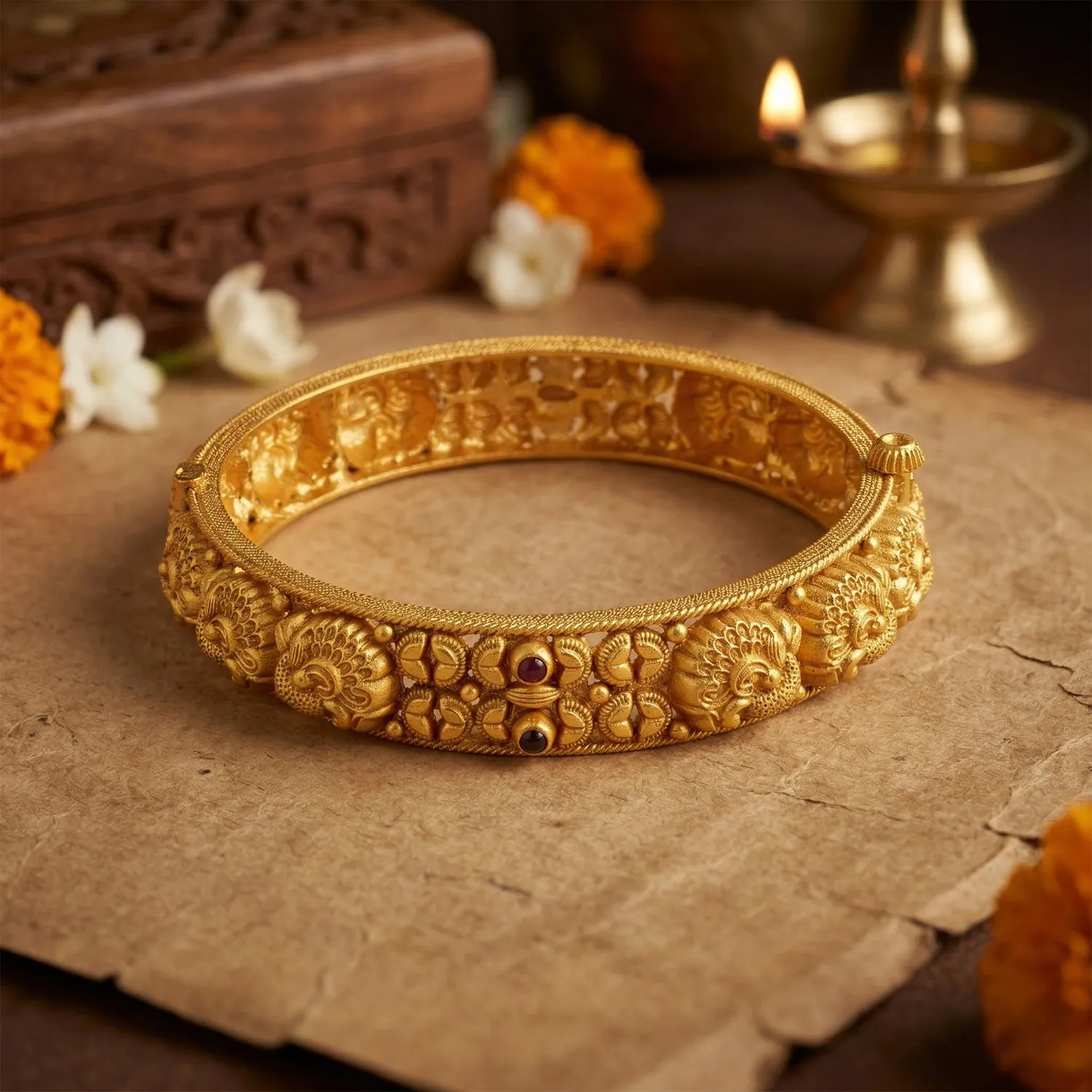 Peacock Design Latest Kada For Janmashtami( Source: Social Media)