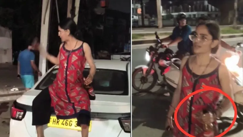 Haryana Woman Viral Video (credit social media )