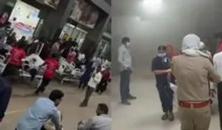 NIMS Hospital Jaipur Fire (credit social media )