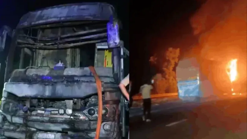 Yamuna Expressway Bus Fire
