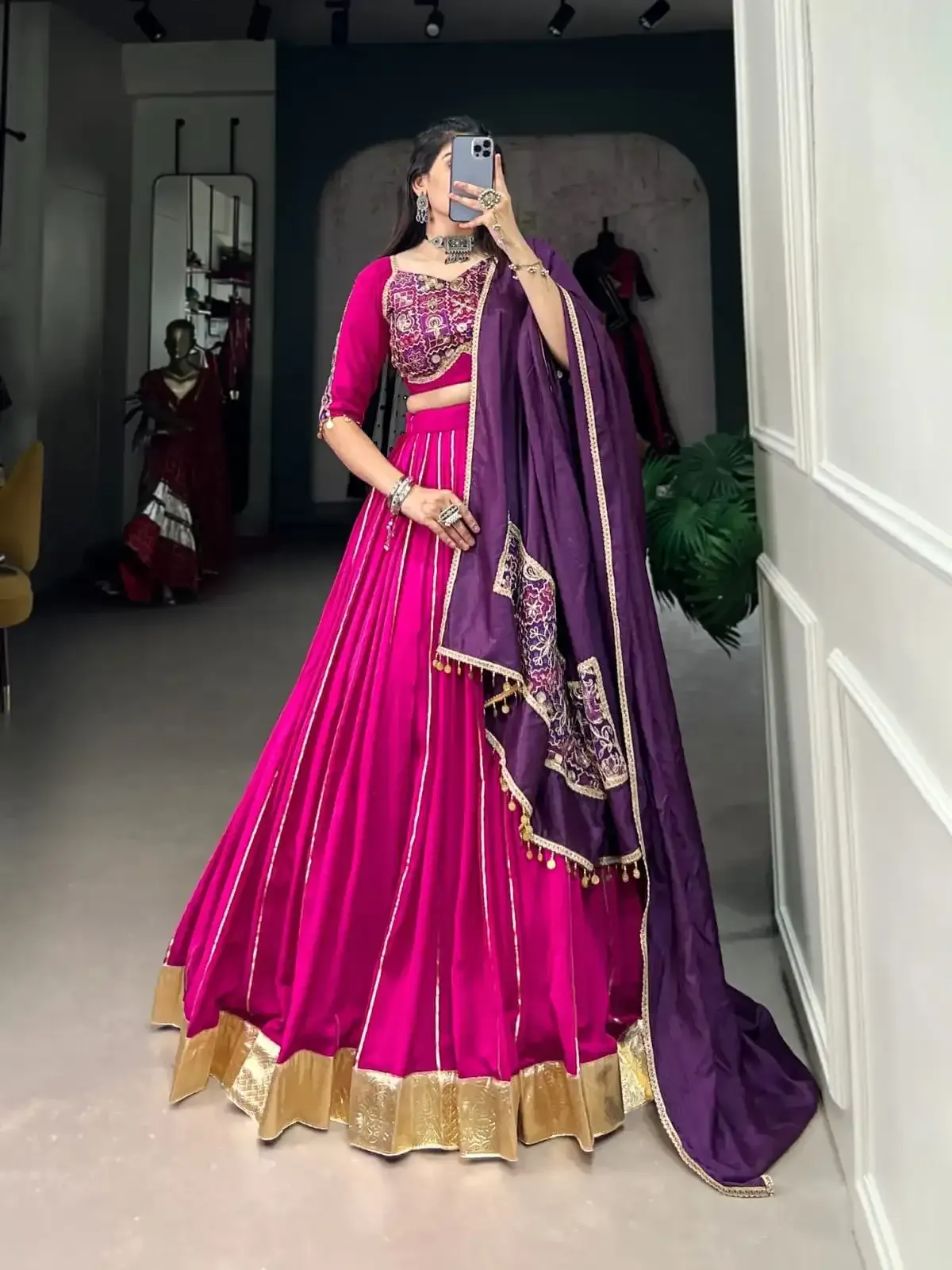 Garba Night lehenga Designs( Source: Social Media)