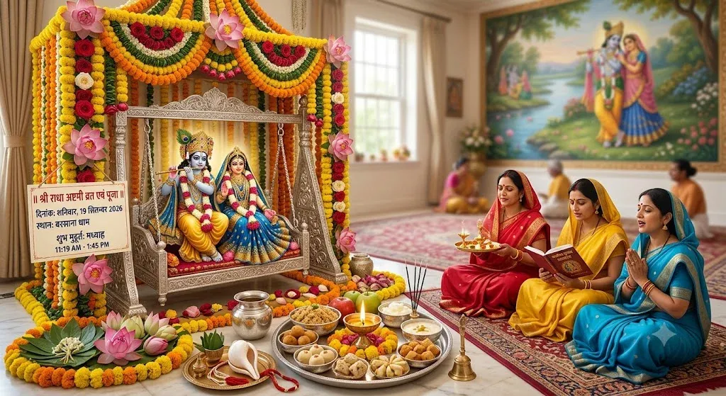 Radha Ashtami Puja Vidhi