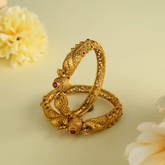 Peacock Design Latest Kada For Janmashtami