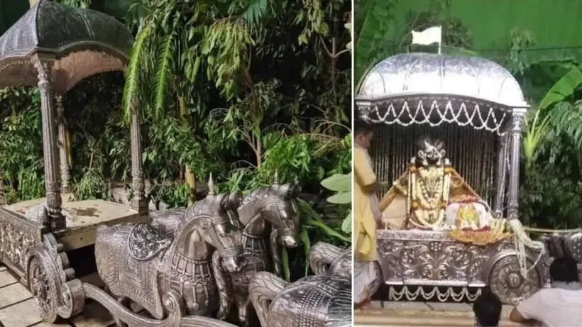 Vrindaban 200 kg Silver Rath