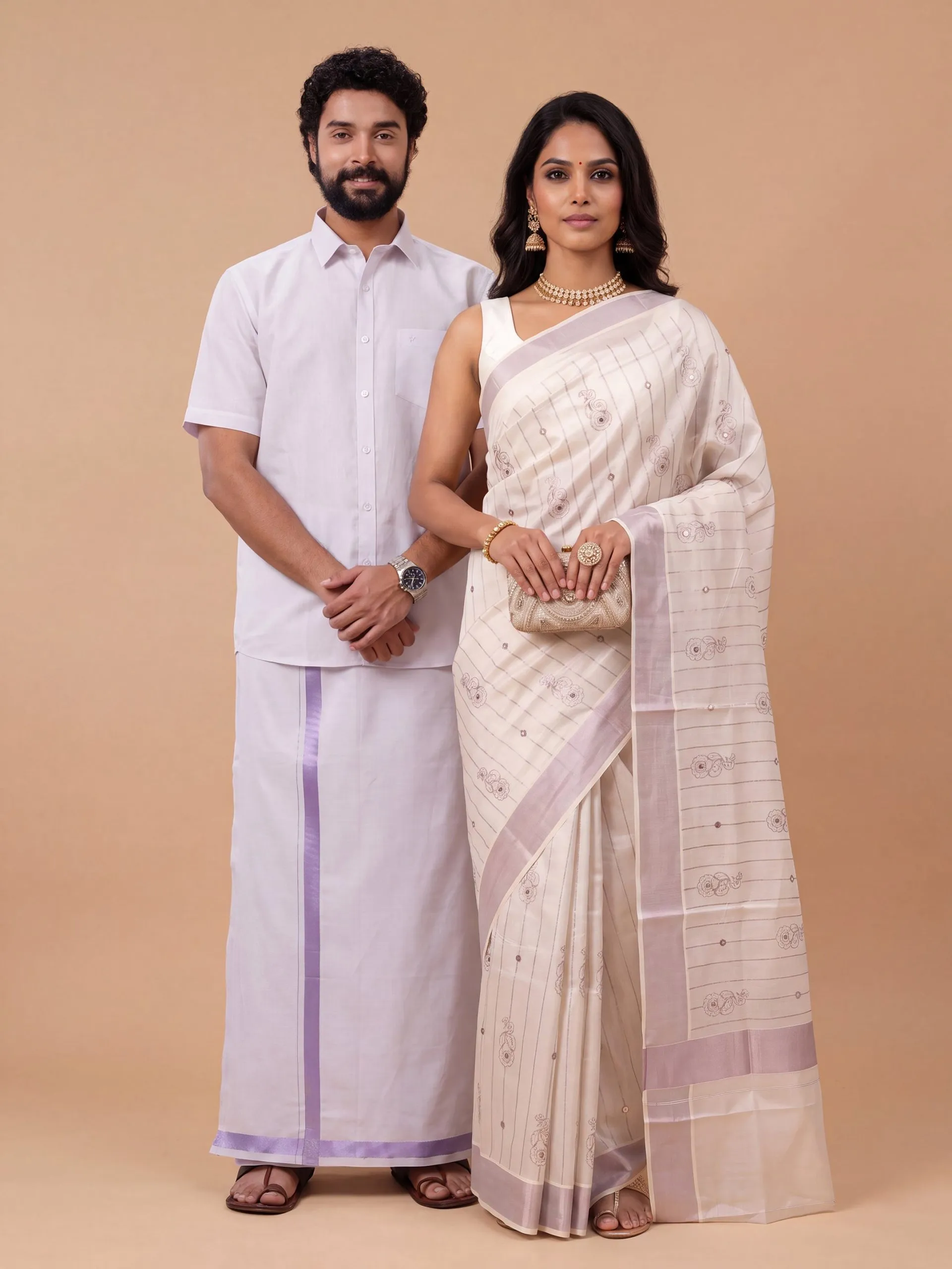 Couple Outfit Ideas for Durga Puja( Source: Social Media)