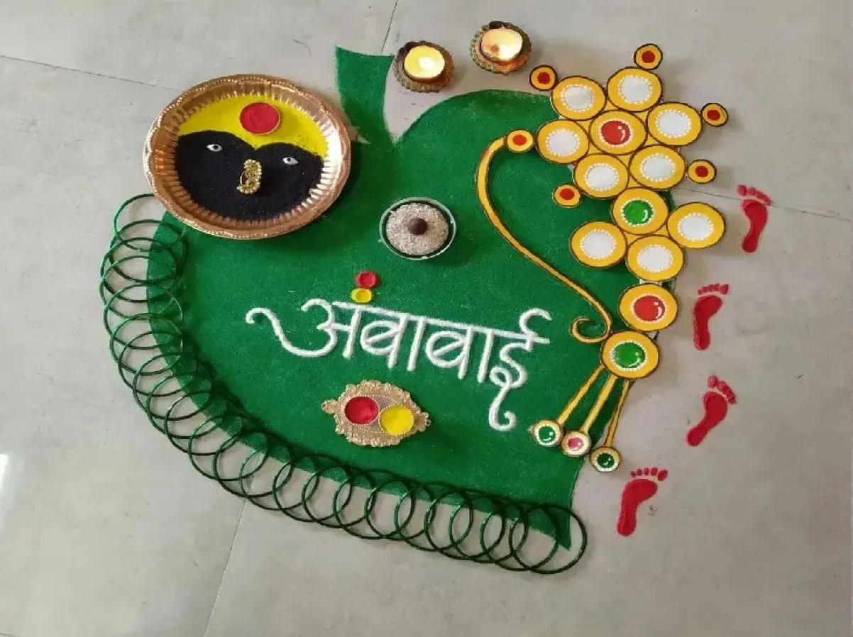 Navratri 2026 Rangoli Design