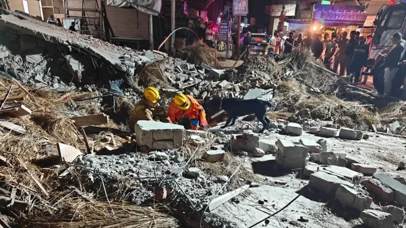 House Collapse in Chhatari Town