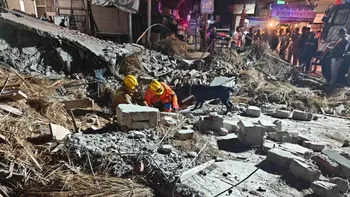 House Collapse in Chhatari Town