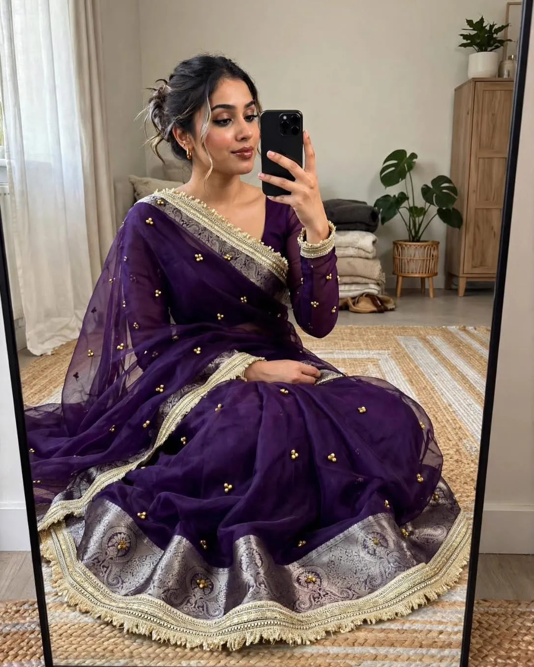 Ghungroo Saree Designs For Karwa Chauth 2026