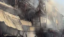 fire in bhopal new market
