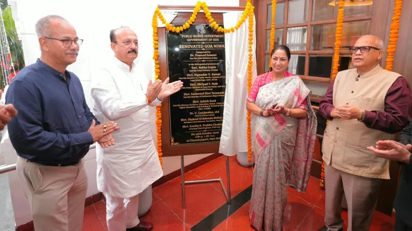 CM inaugurates Renovated Goa Niwas In Chanakyapuri