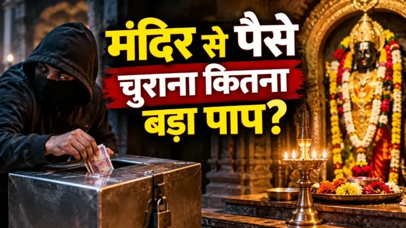 Mandir me chori ki saja