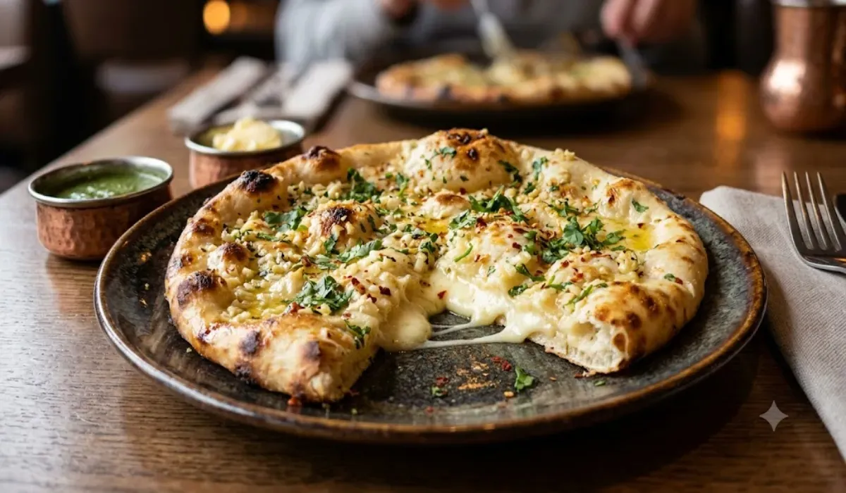 Cheese Garlic Naan Recipe