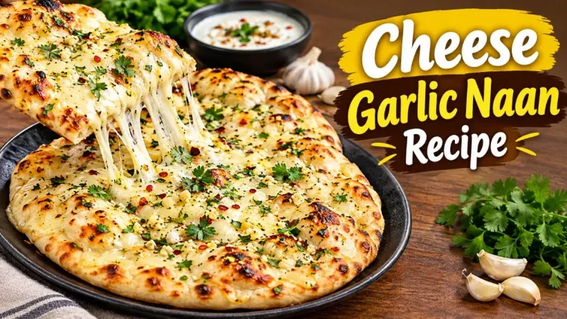 How to Make Cheese Garlic Naan