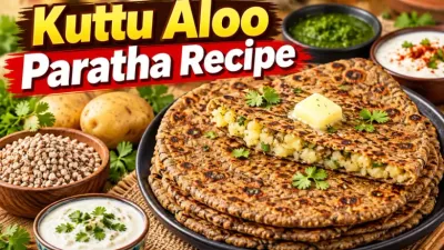 Kuttu Aloo Paratha Kaise Banaye