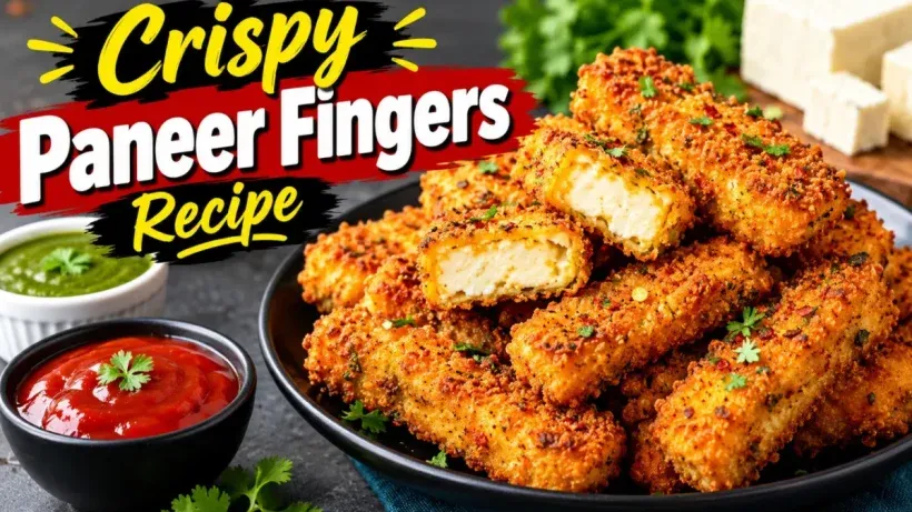 Crispy Paneer Fingers Recipe