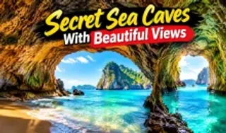 Secret Sea Caves With Beautiful Views