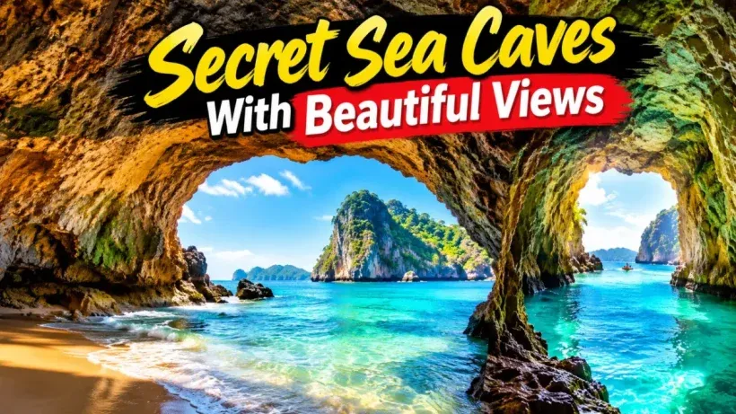 Secret Sea Caves With Beautiful Views