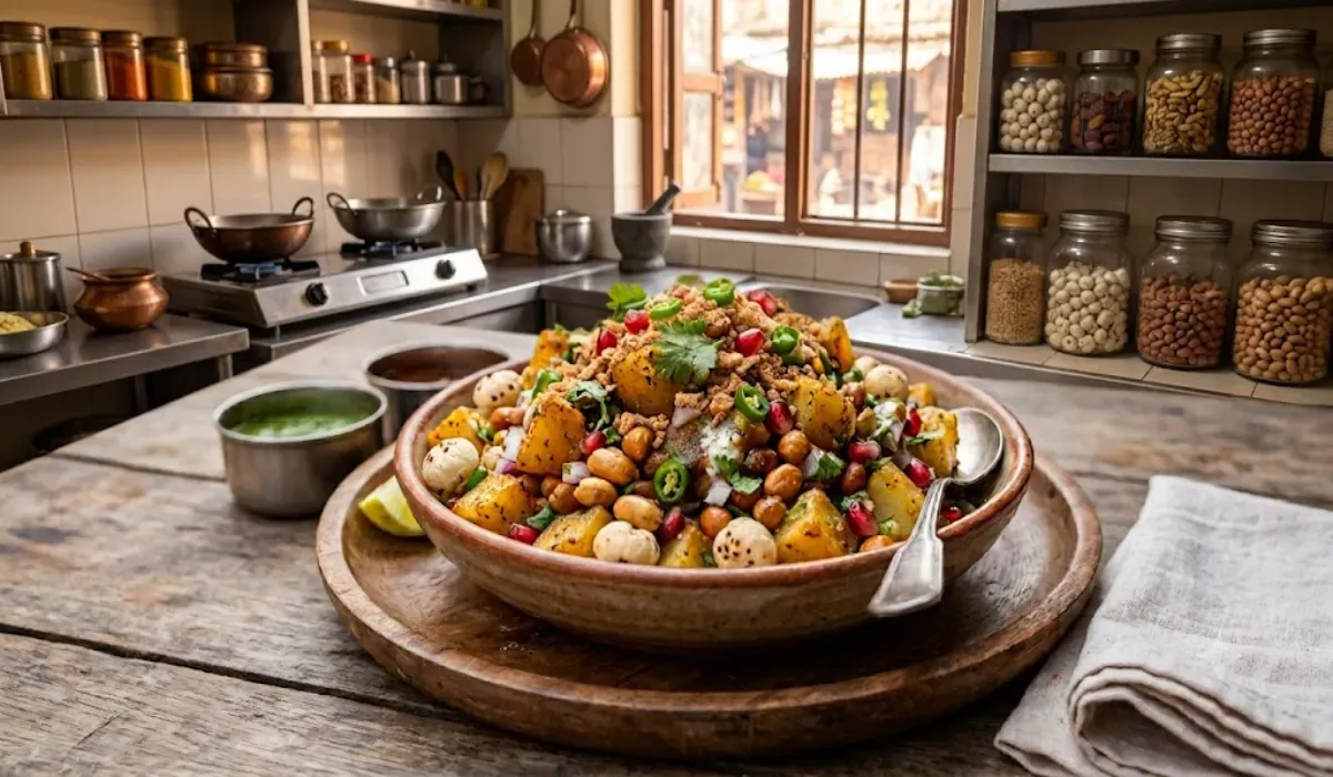 Aloo peanut chaat recipe