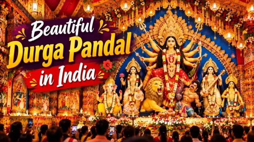 Beautiful Durga Pandal in India